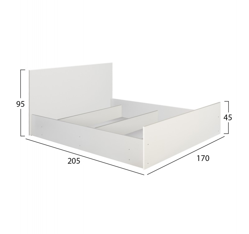 ΣΕΤ ΚΡΕΒΑΤΟΚΑΜΑΡΑΣ 6ΤΜΧ ADLER HM11759.03 ΜΕΛΑΜΙΝΗ ΛΕΥΚΗ-ΓΙΑ ΣΤΡΩΜΑ 160x200εκ