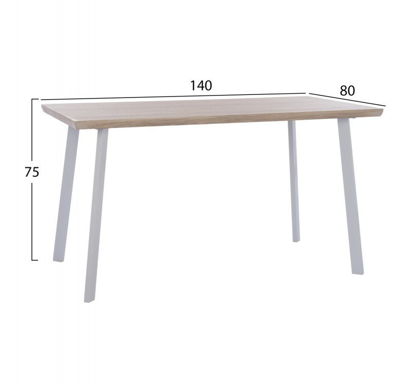 ΣΕΤ ΤΡΑΠΕΖΑΡΙΑΣ 5ΤΜΧ OFIRA HM10634 MDF TOP ΣΕ SONAMA--ΛΕΥΚΕΣ ΚΑΡΕΚΛΕΣ