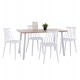 ΣΕΤ ΤΡΑΠΕΖΑΡΙΑΣ 5ΤΜΧ OFIRA HM10634 MDF TOP ΣΕ SONAMA--ΛΕΥΚΕΣ ΚΑΡΕΚΛΕΣ