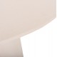 ΤΡΑΠΕΖΙ ΤΡΑΠΕΖΑΡΙΑΣ ΣΤΡΟΓΓΥΛΟ SEPPO HM18154.02 FIBER CEMENT ΛΕΥΚΟ--Φ119,5x75,5Υεκ.