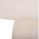 ΤΡΑΠΕΖΙ ΤΡΑΠΕΖΑΡΙΑΣ ΣΤΡΟΓΓΥΛΟ SEPPO HM18154.02 FIBER CEMENT ΛΕΥΚΟ--Φ119,5x75,5Υεκ.