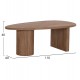 ΤΡΑΠΕΖΙ ΣΑΛΟΝΙΟΥ ΟΒΑΛ ALPER HM18327 MDF ΣΕ SONAMA ΧΡΩΜΑ 110x60x40Υεκ