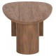 ΤΡΑΠΕΖΙ ΣΑΛΟΝΙΟΥ ΟΒΑΛ ALPER HM18327 MDF ΣΕ SONAMA ΧΡΩΜΑ 110x60x40Υεκ