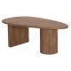 ΤΡΑΠΕΖΙ ΣΑΛΟΝΙΟΥ ΟΒΑΛ ALPER HM18327 MDF ΣΕ SONAMA ΧΡΩΜΑ 110x60x40Υεκ