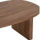 ΤΡΑΠΕΖΙ ΣΑΛΟΝΙΟΥ ΟΒΑΛ ALPER HM18327 MDF ΣΕ SONAMA ΧΡΩΜΑ 110x60x40Υεκ