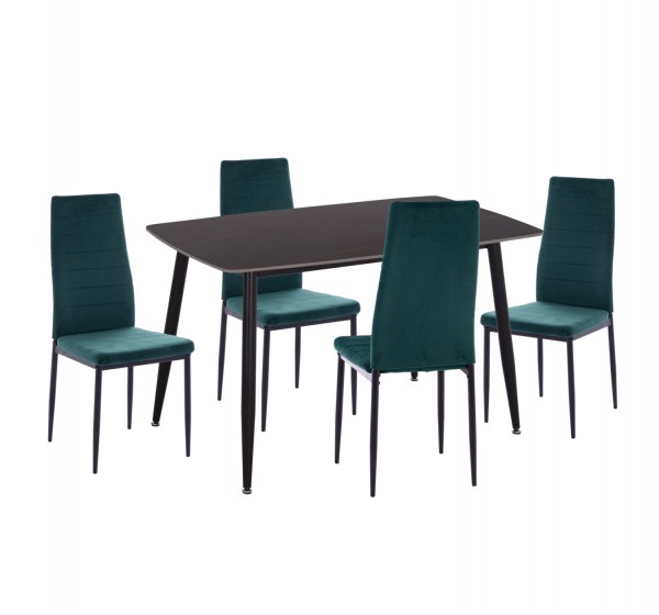 ΣΕΤ ΤΡΑΠΕΖΑΡΙΑΣ 5ΤΜΧ RAVEN HM21265.02 ΚΕΡΑΜΙΚΟ TOP ΜΑΥΡΟ ΜΑΡΜΑΡΟ--ΒΕΛΟΥΔΟ ΚΥΠΑΡΙΣΣΙ