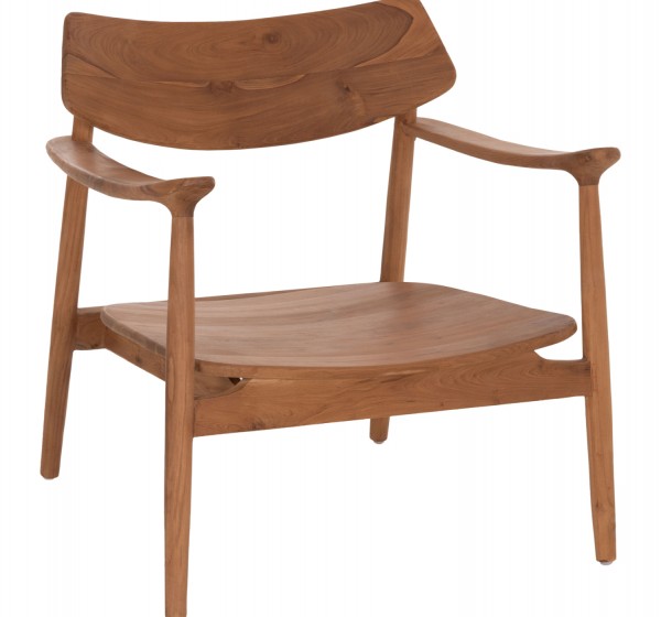 ΠΟΛΥΘΡΟΝΑ LOUNGE RANGER HM18255.01 ΞΥΛΟ TEAK ΣΕ ΦΥΣΙΚΟ 70x73x73Υεκ.