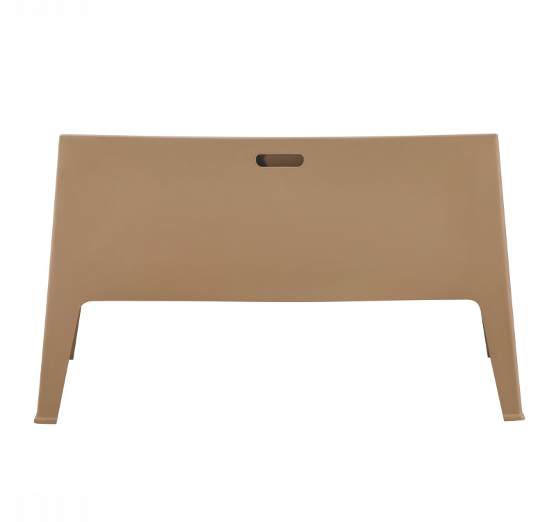 ΚΑΝΑΠΕΣ 2-ΘΕΣΙΟΣ ΠΟΛΥΠΡΟΠΥΛΕΝΙΟΥ SLEEK HM6366.03 ΧΡΩΜΑ ΚΑΠΟΥΤΣΙΝΟ 133x68x73Υεκ.