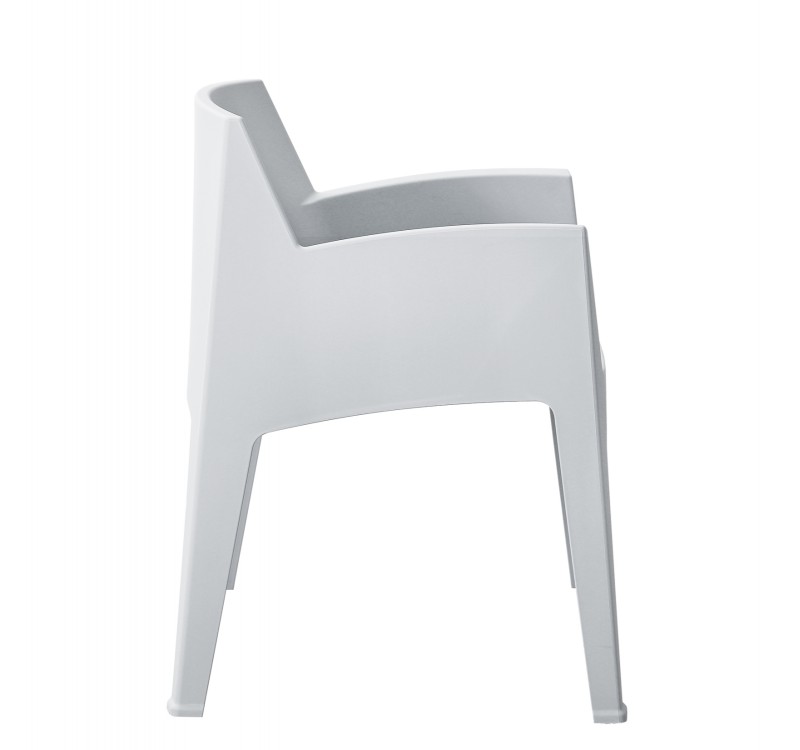 ΠΟΛΥΘΡΟΝΑ ΠΟΛΥΠΡΟΠΥΛΕΝΙΟΥ SLEEK HM6370.01 ΛΕΥΚΗ 68x63x82,5Υεκ.