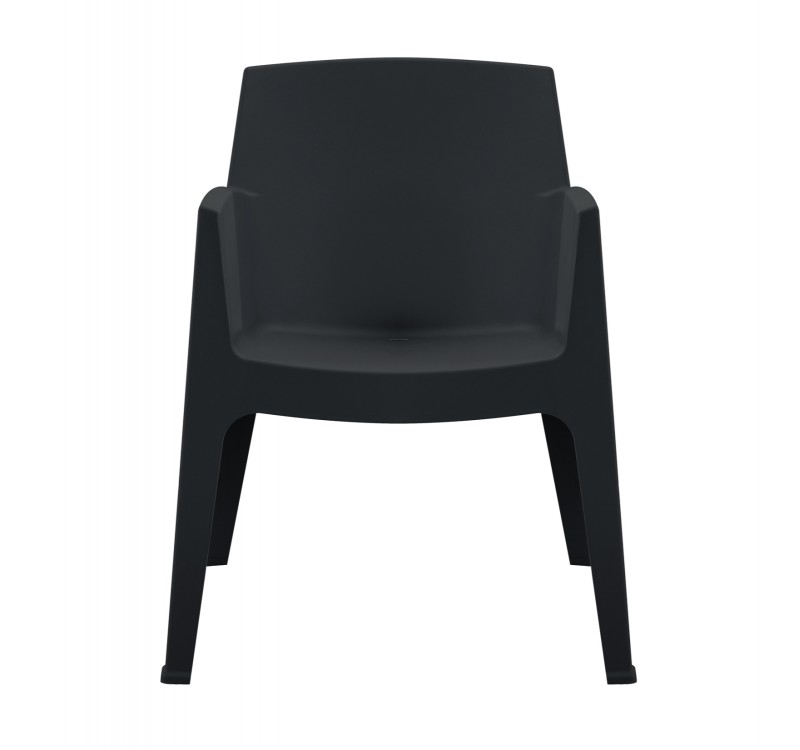 ΠΟΛΥΘΡΟΝΑ ΠΟΛΥΠΡΟΠΥΛΕΝΙΟΥ SLEEK HM6370.02 ΜΑΥΡΗ 68x63x82,5Υεκ.