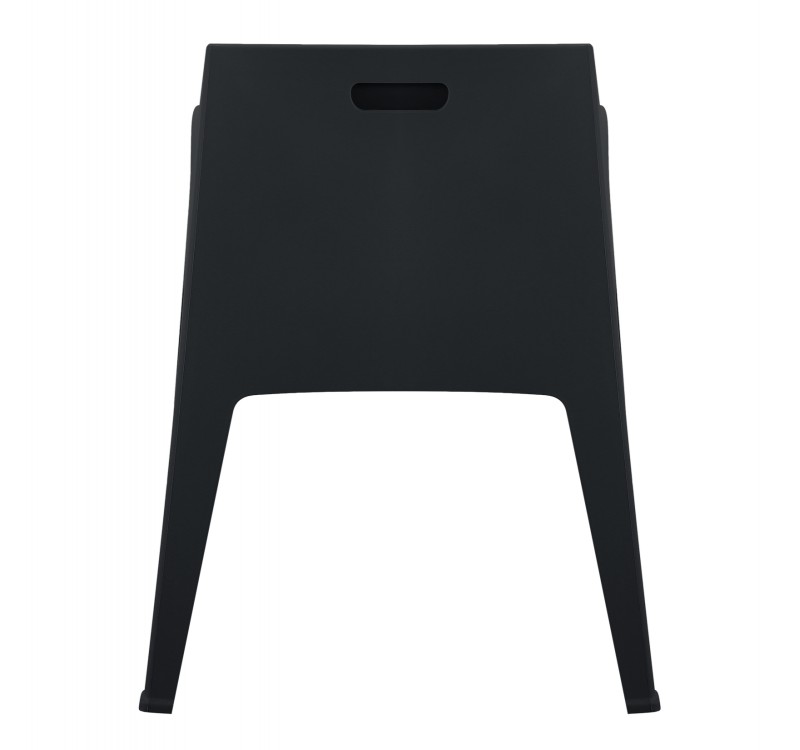 ΠΟΛΥΘΡΟΝΑ ΠΟΛΥΠΡΟΠΥΛΕΝΙΟΥ SLEEK HM6370.02 ΜΑΥΡΗ 68x63x82,5Υεκ.