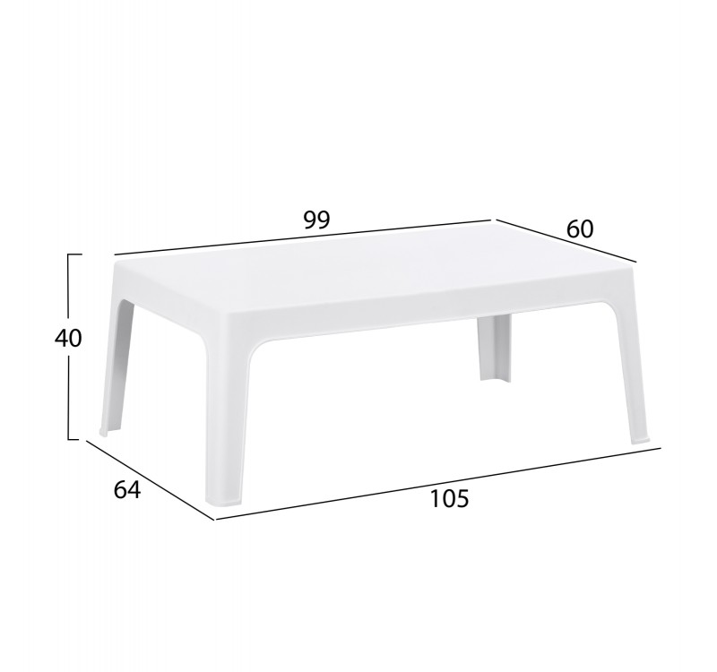 ΣΕΤ ΣΑΛΟΝΙ ΕΞ.ΧΩΡΟΥ 4ΤΜΧ SLEEK HM21268.01 ΛΕΥΚΟ ΠΟΛΥΠΡΟΠΥΛΕΝΙΟ