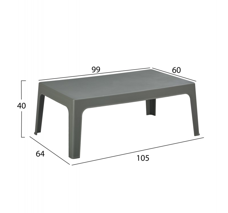 ΣΕΤ ΣΑΛΟΝΙ ΕΞ.ΧΩΡΟΥ 4ΤΜΧ SLEEK HM21268.05 DARK OLIVE GREEN ΠΟΛΥΠΡΟΠΥΛΕΝΙΟ