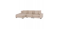 ΚΑΝΑΠΕΣ ΑΡΙΣΤΕΡΗ ΓΩΝΙΑ CRANFIELD HM3287.02L ΜΠΕΖ ΡΙΓΕ ΥΦΑΣΜΑ 315x167(γωνία)x67Υεκ.