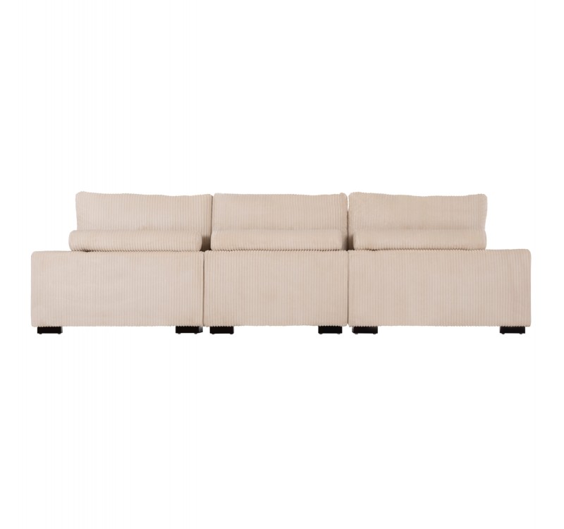 ΚΑΝΑΠΕΣ ΑΡΙΣΤΕΡΗ ΓΩΝΙΑ CRANFIELD HM3287.02L ΜΠΕΖ ΡΙΓΕ ΥΦΑΣΜΑ 315x167(γωνία)x67Υεκ.