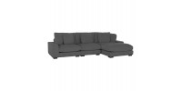 ΚΑΝΑΠΕΣ ΔΕΞΙΑ ΓΩΝΙΑ CRANFIELD HM3287.01R ΓΚΡΙ ΡΙΓΕ ΥΦΑΣΜΑ 315x167(γωνία)x67Υεκ.