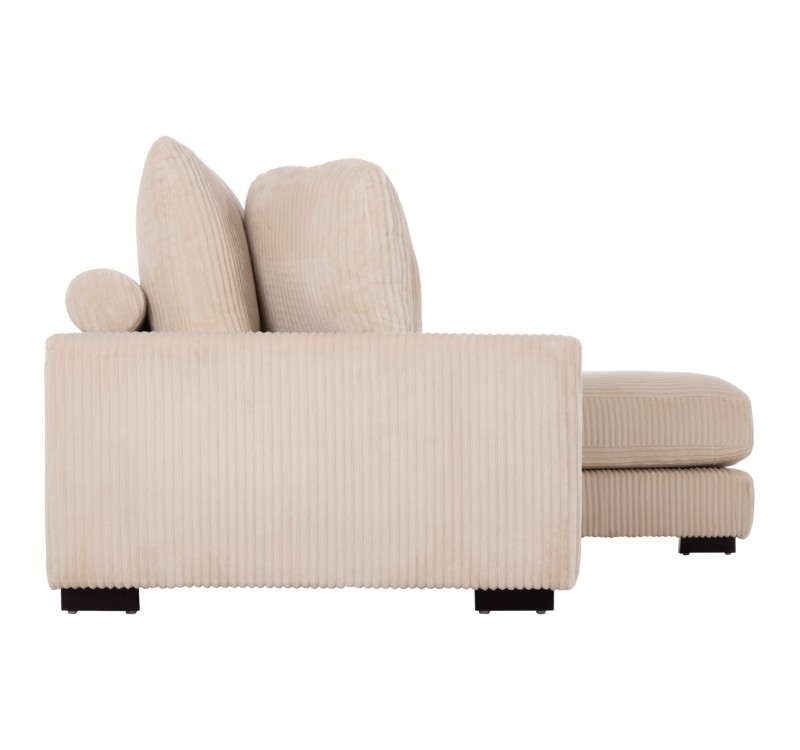 ΚΑΝΑΠΕΣ ΔΕΞΙΑ ΓΩΝΙΑ CRANFIELD HM3287.02R ΜΠΕΖ ΡΙΓΕ ΥΦΑΣΜΑ 315x167(γωνία)x67Υεκ.