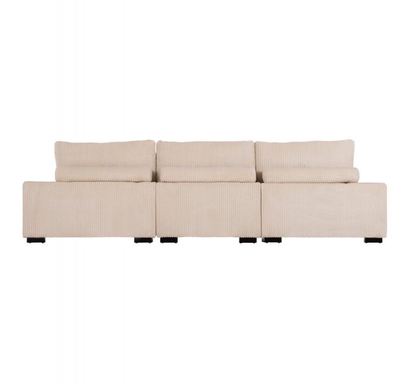 ΚΑΝΑΠΕΣ ΔΕΞΙΑ ΓΩΝΙΑ CRANFIELD HM3287.02R ΜΠΕΖ ΡΙΓΕ ΥΦΑΣΜΑ 315x167(γωνία)x67Υεκ.