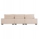 ΚΑΝΑΠΕΣ ΔΕΞΙΑ ΓΩΝΙΑ CRANFIELD HM3287.02R ΜΠΕΖ ΡΙΓΕ ΥΦΑΣΜΑ 315x167(γωνία)x67Υεκ.