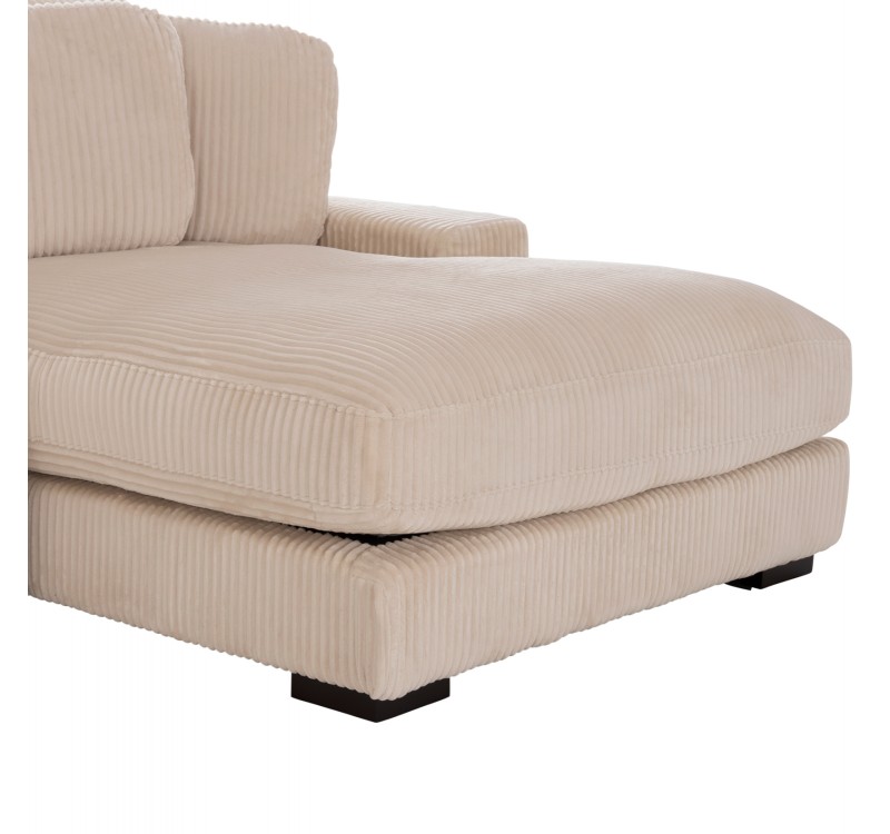 ΚΑΝΑΠΕΣ ΔΕΞΙΑ ΓΩΝΙΑ CRANFIELD HM3287.02R ΜΠΕΖ ΡΙΓΕ ΥΦΑΣΜΑ 315x167(γωνία)x67Υεκ.