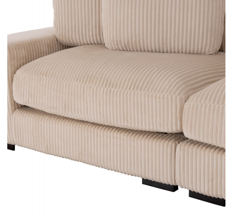 ΚΑΝΑΠΕΣ ΔΕΞΙΑ ΓΩΝΙΑ CRANFIELD HM3287.02R ΜΠΕΖ ΡΙΓΕ ΥΦΑΣΜΑ 315x167(γωνία)x67Υεκ.