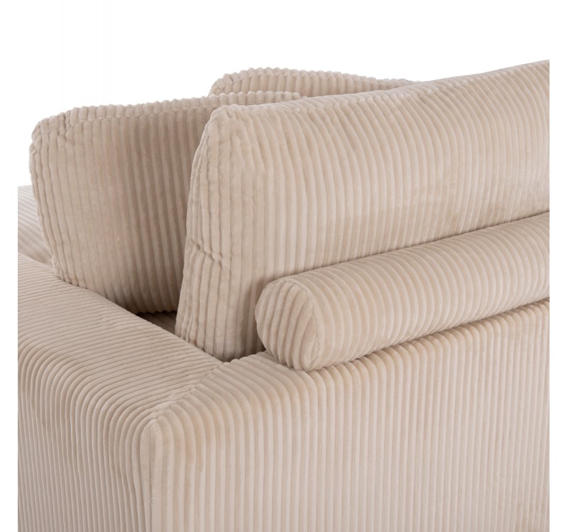 ΚΑΝΑΠΕΣ ΔΕΞΙΑ ΓΩΝΙΑ CRANFIELD HM3287.02R ΜΠΕΖ ΡΙΓΕ ΥΦΑΣΜΑ 315x167(γωνία)x67Υεκ.