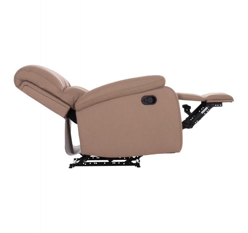 ΠΟΛΥΘΡΟΝΑ RELAX DIONI HM3296.03 ΜΠΕΖ ΥΦΑΣΜΑ 85x90x100Υεκ.