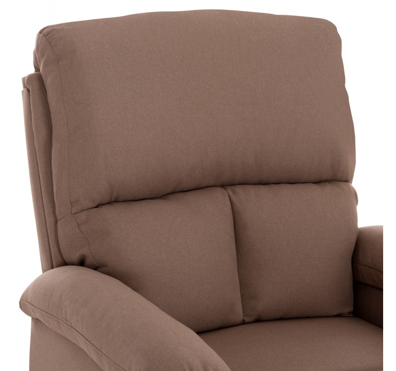 ΠΟΛΥΘΡΟΝΑ RELAX DIONI HM3296.03 ΜΠΕΖ ΥΦΑΣΜΑ 85x90x100Υεκ.
