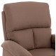 ΠΟΛΥΘΡΟΝΑ RELAX DIONI HM3296.03 ΜΠΕΖ ΥΦΑΣΜΑ 85x90x100Υεκ.
