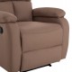 ΠΟΛΥΘΡΟΝΑ RELAX DIONI HM3296.03 ΜΠΕΖ ΥΦΑΣΜΑ 85x90x100Υεκ.