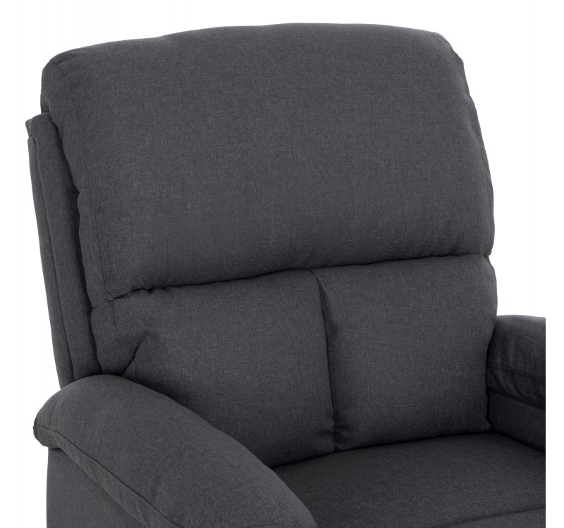 ΠΟΛΥΘΡΟΝΑ RELAX DIONI HM3296.01 ΓΚΡΙ ΥΦΑΣΜΑ 85x90x100Υεκ.