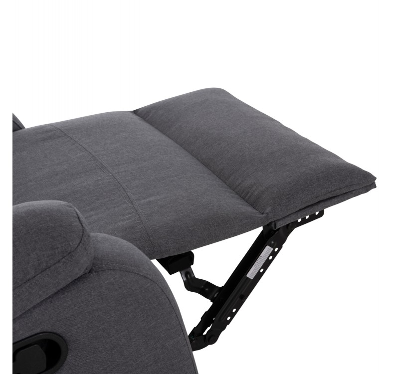 ΠΟΛΥΘΡΟΝΑ RELAX DIONI HM3296.01 ΓΚΡΙ ΥΦΑΣΜΑ 85x90x100Υεκ.