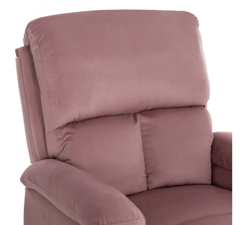ΠΟΛΥΘΡΟΝΑ RELAX DIONI HM3296.02 ΡΟΖ ΒΕΛΟΥΔΟ 85x90x100Υεκ.
