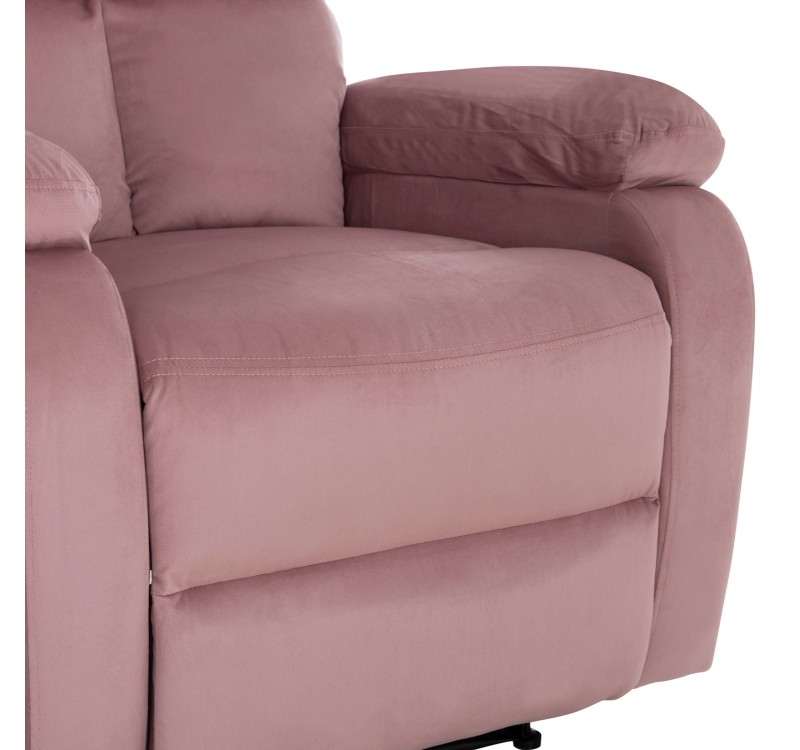 ΠΟΛΥΘΡΟΝΑ RELAX DIONI HM3296.02 ΡΟΖ ΒΕΛΟΥΔΟ 85x90x100Υεκ.