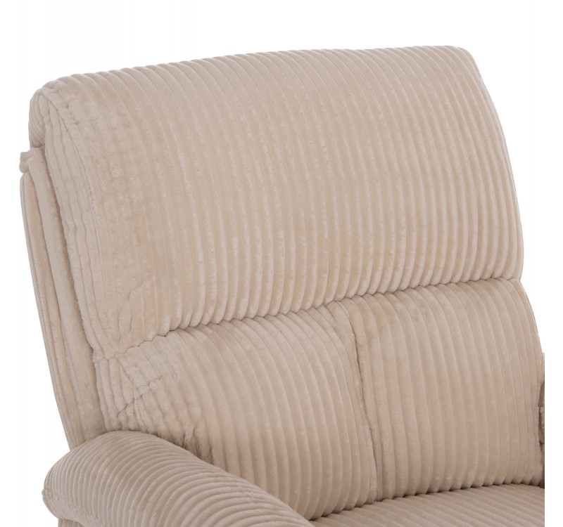ΠΟΛΥΘΡΟΝΑ RELAX DIONI HM3296.12 ΜΠΕΖ ΡΙΓΕ ΥΦΑΣΜΑ 85x90x100Υεκ.
