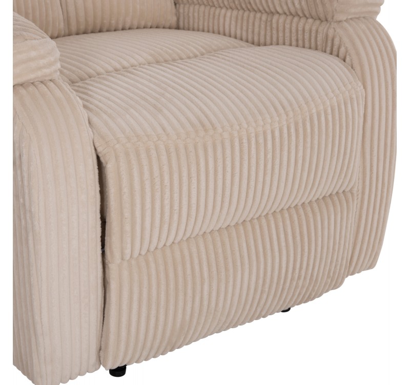 ΠΟΛΥΘΡΟΝΑ RELAX DIONI HM3296.12 ΜΠΕΖ ΡΙΓΕ ΥΦΑΣΜΑ 85x90x100Υεκ.