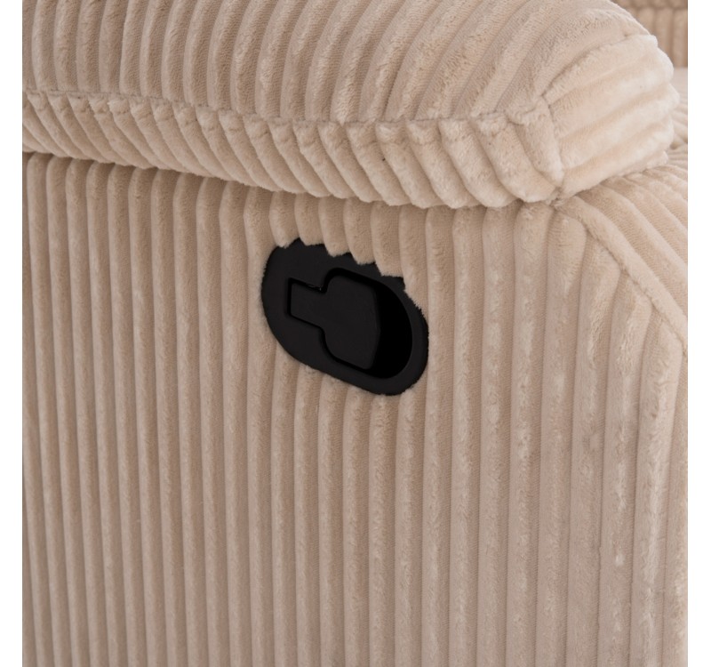 ΠΟΛΥΘΡΟΝΑ RELAX DIONI HM3296.12 ΜΠΕΖ ΡΙΓΕ ΥΦΑΣΜΑ 85x90x100Υεκ.