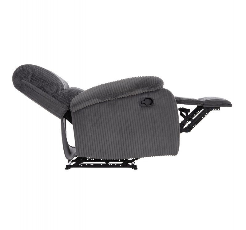 ΠΟΛΥΘΡΟΝΑ RELAX DIONI HM3296.11 ΓΚΡΙ ΡΙΓΕ ΥΦΑΣΜΑ 85x90x100Υεκ.