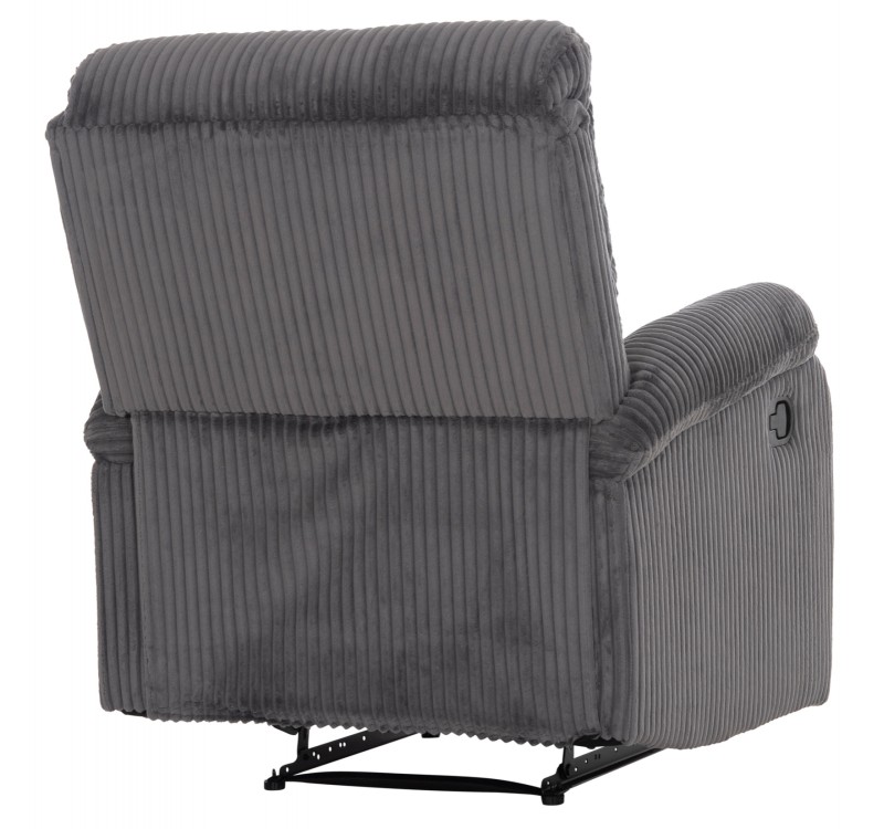 ΠΟΛΥΘΡΟΝΑ RELAX DIONI HM3296.11 ΓΚΡΙ ΡΙΓΕ ΥΦΑΣΜΑ 85x90x100Υεκ.