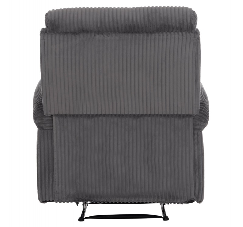 ΠΟΛΥΘΡΟΝΑ RELAX DIONI HM3296.11 ΓΚΡΙ ΡΙΓΕ ΥΦΑΣΜΑ 85x90x100Υεκ.