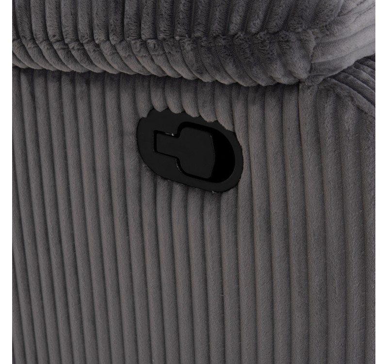 ΠΟΛΥΘΡΟΝΑ RELAX DIONI HM3296.11 ΓΚΡΙ ΡΙΓΕ ΥΦΑΣΜΑ 85x90x100Υεκ.