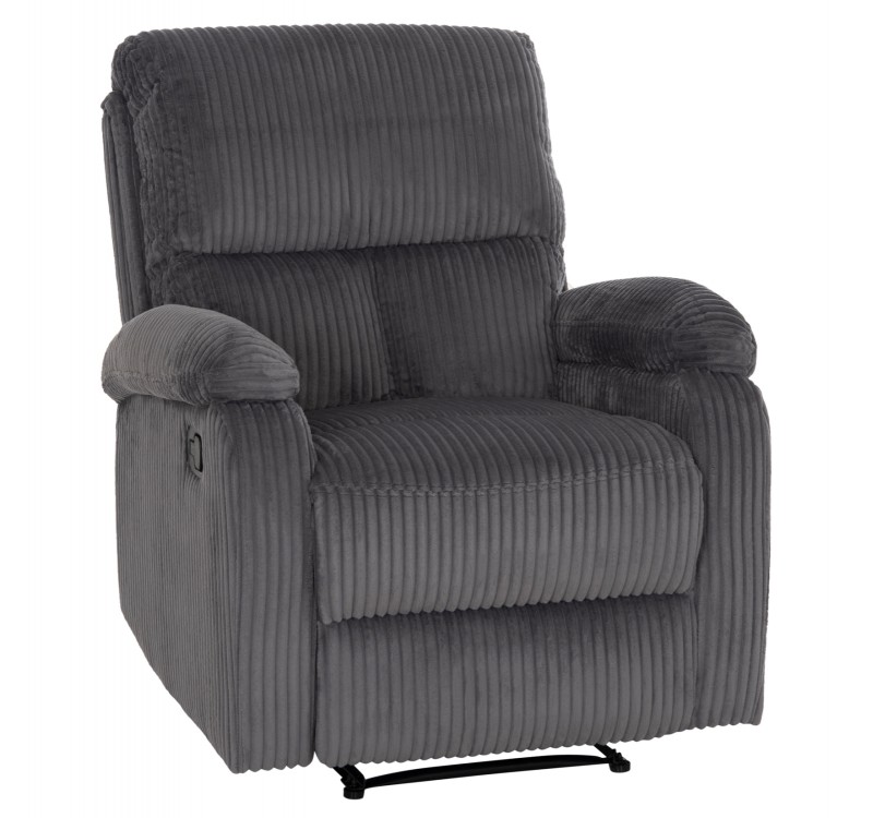 ΠΟΛΥΘΡΟΝΑ RELAX DIONI HM3296.11 ΓΚΡΙ ΡΙΓΕ ΥΦΑΣΜΑ 85x90x100Υεκ.