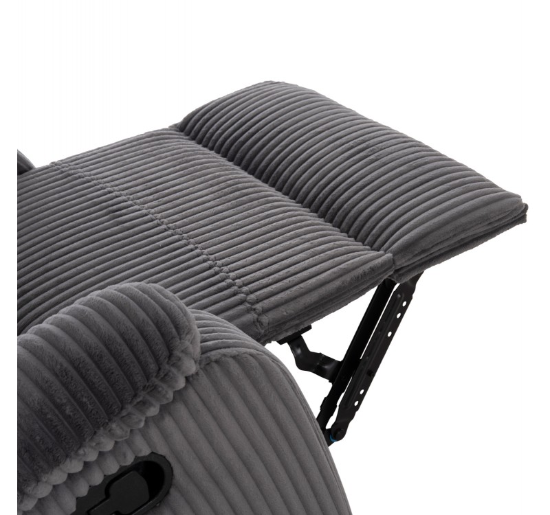 ΠΟΛΥΘΡΟΝΑ RELAX DIONI HM3296.11 ΓΚΡΙ ΡΙΓΕ ΥΦΑΣΜΑ 85x90x100Υεκ.