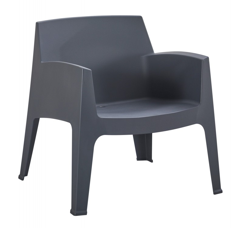 ΠΟΛΥΘΡΟΝΑ ΠΟΛΥΠΡΟΠΥΛΕΝΙΟΥ LOUNGE SLEEK HM6365.10 ΓΚΡΙ 62x68x73Υεκ.
