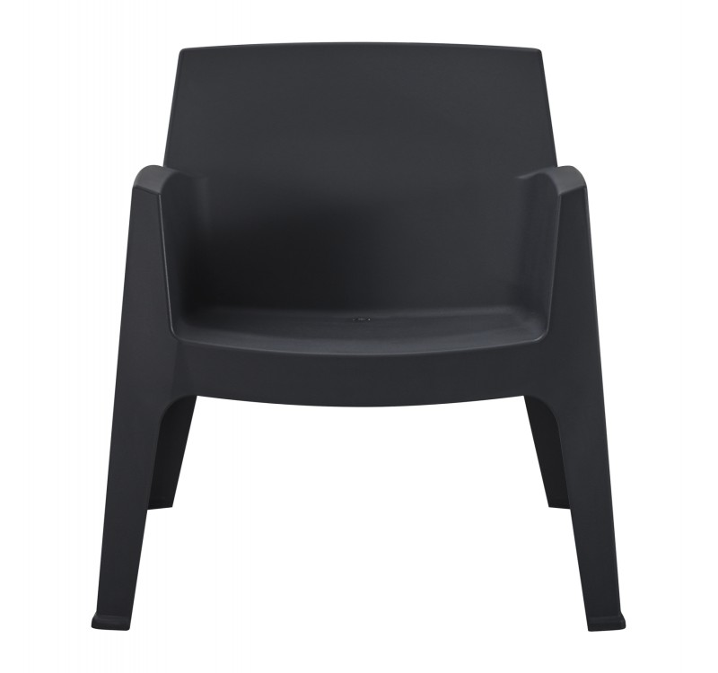 ΠΟΛΥΘΡΟΝΑ ΠΟΛΥΠΡΟΠΥΛΕΝΙΟΥ LOUNGE SLEEK HM6365.02 ΜΑΥΡΟ 62x68x73Υεκ.