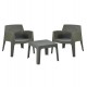 ΣΕΤ LOUNGE 3ΤΜΧ SLEEK HM21274.05 DARK OLIVE GREEN ΠΟΛΥΠΡΟΠΥΛΕΝΙΟ