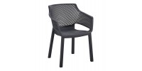 ΠΟΛΥΘΡΟΝΑ ΠΟΛΥΠΡΟΠΥΛΕΝΙΟΥ PEGGY HM6368.02 ΜΑΥΡΟ 60x55x79Υεκ