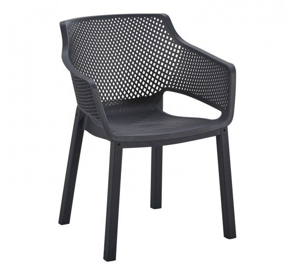 ΠΟΛΥΘΡΟΝΑ ΠΟΛΥΠΡΟΠΥΛΕΝΙΟΥ PEGGY HM6368.02 ΜΑΥΡΟ 60x55x79Υεκ