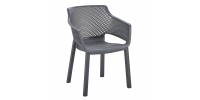 ΠΟΛΥΘΡΟΝΑ ΠΟΛΥΠΡΟΠΥΛΕΝΙΟΥ PEGGY HM6368.10 ΓΚΡΙ 60x55x79Υεκ
