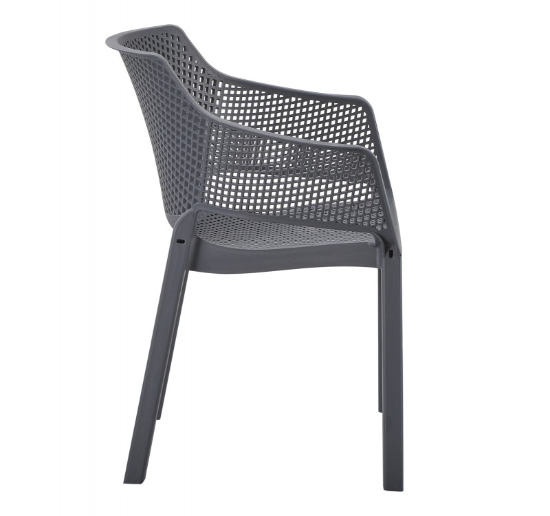 ΠΟΛΥΘΡΟΝΑ ΠΟΛΥΠΡΟΠΥΛΕΝΙΟΥ PEGGY HM6368.10 ΓΚΡΙ 60x55x79Υεκ